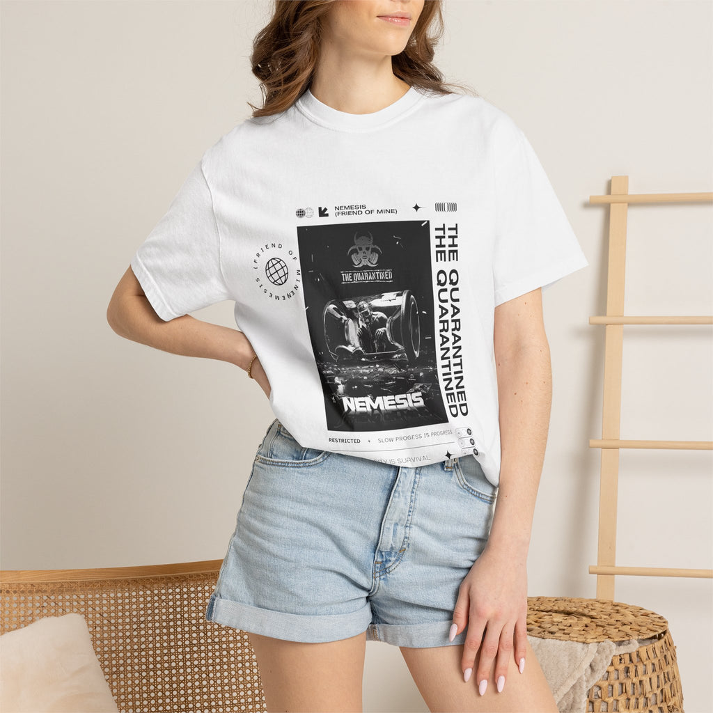 White Nemesis Quarantined Graphic T-Shirt