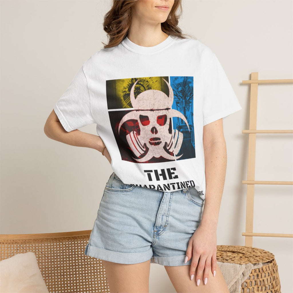 White Quarantined Graphic Tshirt