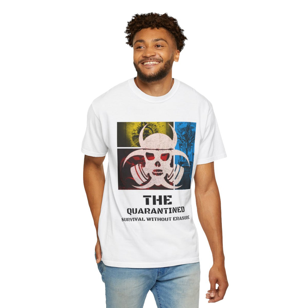 White Quarantined Graphic Tshirt