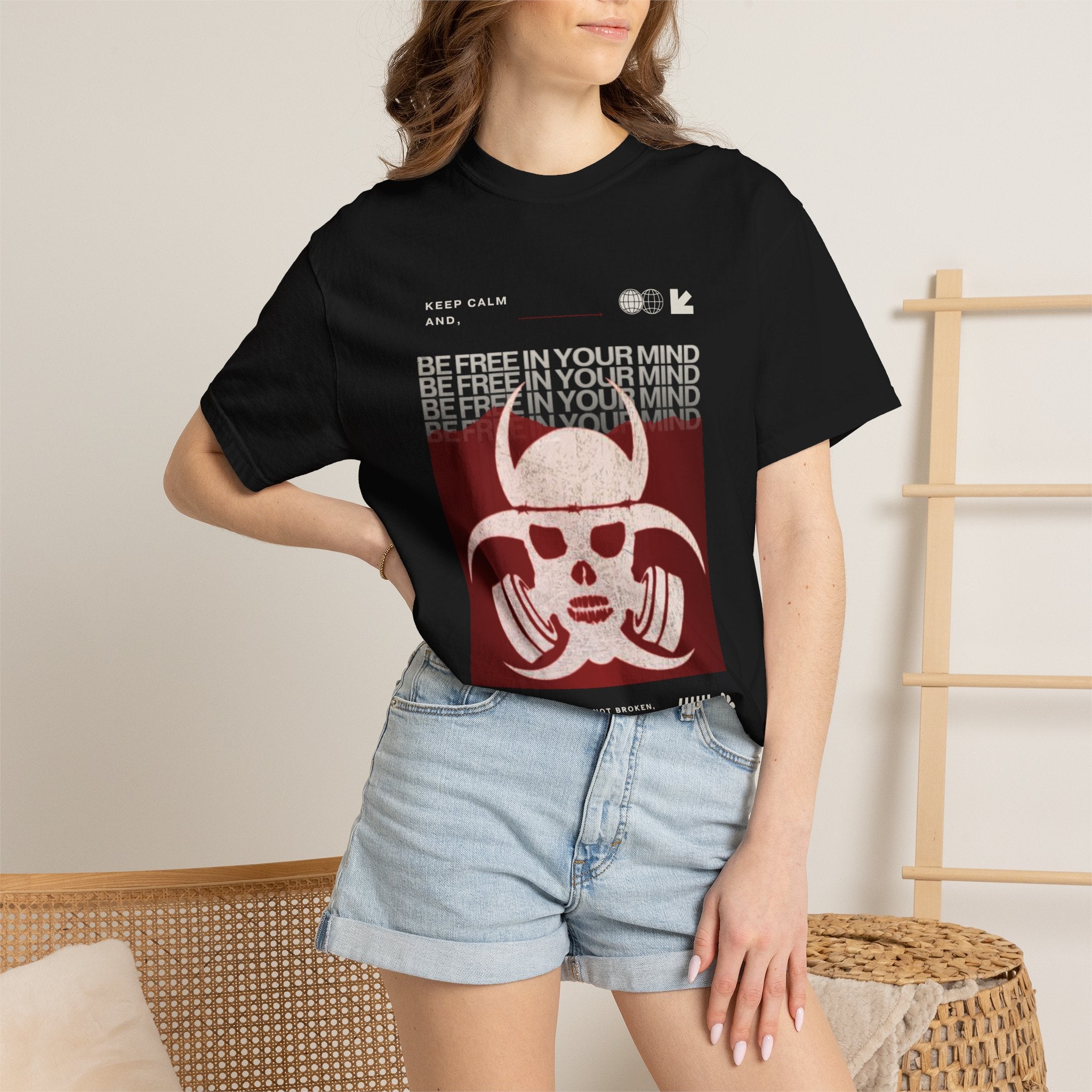 "Be Free in Your Mind" Streetwear Tee
