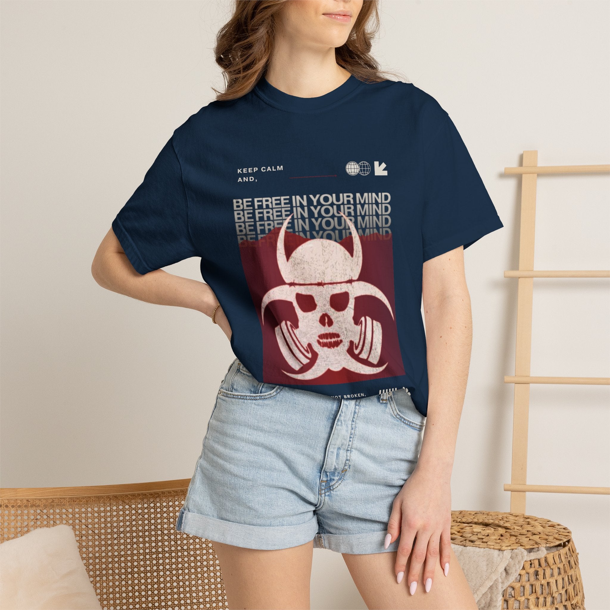 "Be Free in Your Mind" Streetwear Tee