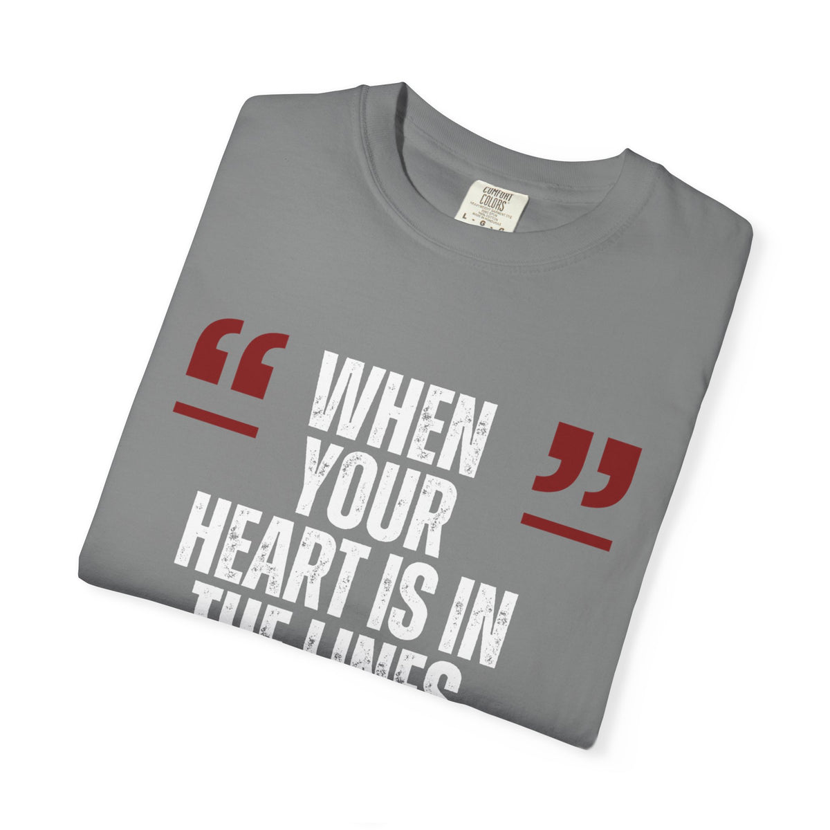 “When Your Heart Is In The Lines Unspoken”