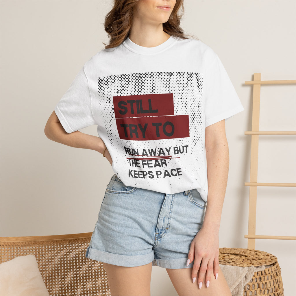 White Still Try to Runaway — Graphic Tee