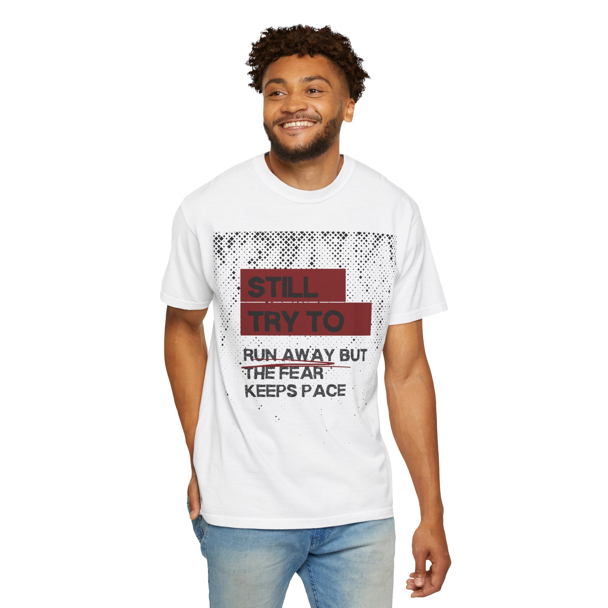 White Still Try to Runaway — Graphic Tee